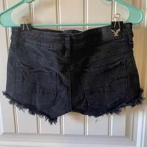 American Eagle Black Jean Shorts